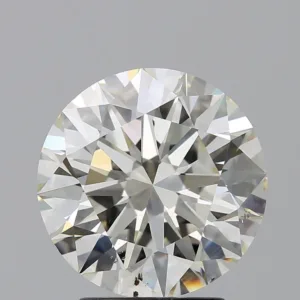 3.06 Carat Round K SI2 Natural Diamond