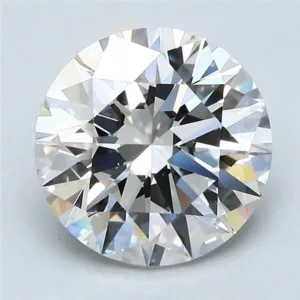 3.07 Carat Round F IF Natural Diamond