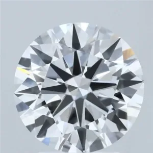 3.08 Carat Round E VVS2 Lab Diamond