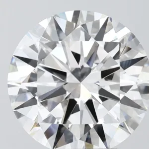 3.78 Carat Round E VVS2 Lab Diamond