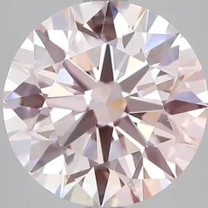 3.94 Carat Round Fancy Pink VVS2 Lab Diamond