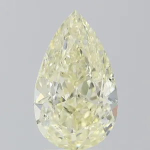 4.02 Carat Pear Violet SI2 Natural Diamond