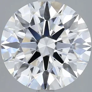 4.03 Carat Round F VVS2 Lab Diamond