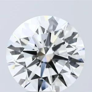 4.04 Carat Round F VVS2 Lab Diamond