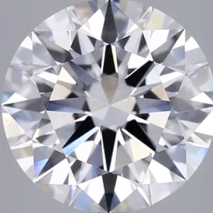 4.07 Carat Round F VVS2 Lab Diamond