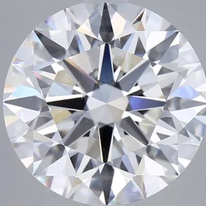 5 Carat Round F VVS2 Lab Diamond