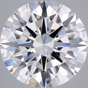 5 Carat Round F VVS2 Lab Diamond