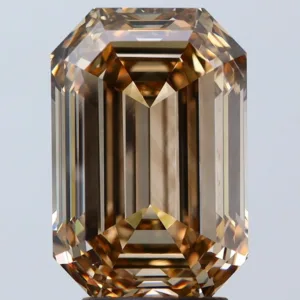 5.01 Carat Emerald Fancy Dark Brown VS2 Natural Diamond