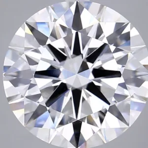 5.03 Carat Round F VVS2 Lab Diamond