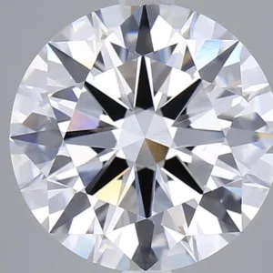 5.03 Carat Round F VVS2 Lab Diamond