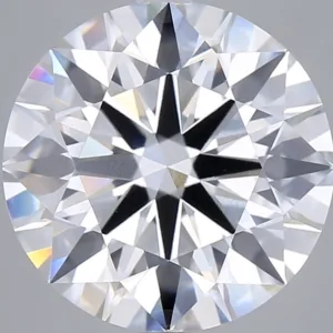 5.04 Carat Round E VVS2 Lab Diamond