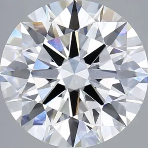 5.04 Carat Round F VVS2 Lab Diamond