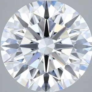 5.04 Carat Round F VVS2 Lab Diamond