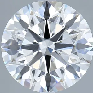 5.04 Carat Round F VVS2 Lab Diamond