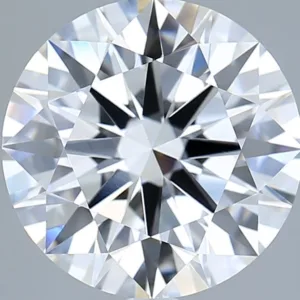 5.04 Carat Round F VVS2 Lab Diamond
