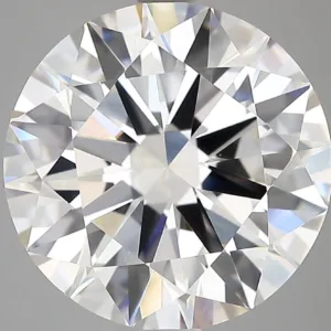 5.04 Carat Round F VVS2 Lab Diamond
