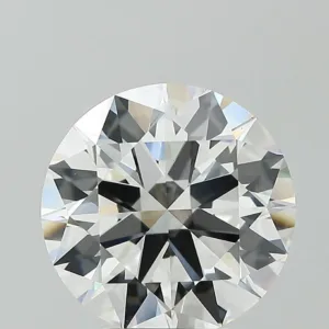 5.05 Carat Round F VVS2 Lab Diamond