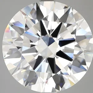5.05 Carat Round F VVS2 Lab Diamond