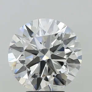 5.09 Carat Round F VVS2 Lab Diamond