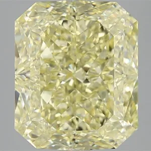 5.52 Carat Radiant Fancy Yellow VVS1 Natural Diamond
