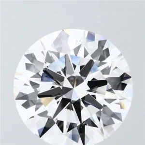 6.01 Carat Round F VVS2 Lab Diamond