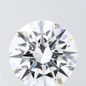 6.03 Carat Round F VVS2 Lab Diamond