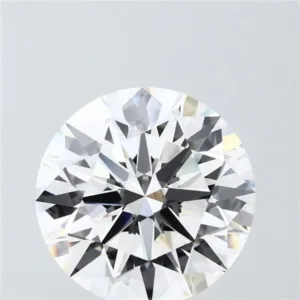 6.04 Carat Round E VVS2 Lab Diamond