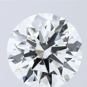 6.04 Carat Round F VVS2 Lab Diamond