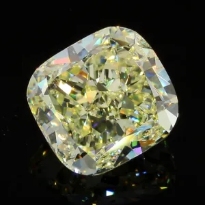 8.24 Carat Cushion Brilliant Fancy Light Yellow SI2 Natural Diamond