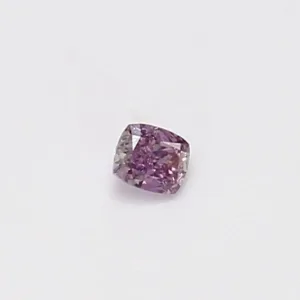 0.09 Carat Cushion Brilliant Purple Natural Diamond