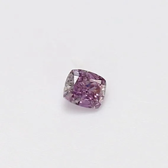0.09 Carat Cushion Brilliant Purple Natural Diamond 1 0.09 Carat Cushion Brilliant Purple Natural Diamond