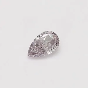 0.17 Carat Pear Light Pink SI2 Natural Diamond