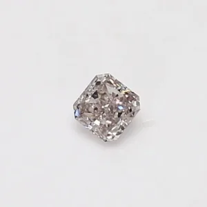 0.17 Carat Radiant Fancy Light Brown VVS2 Natural Diamond