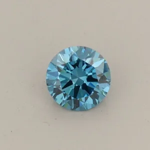 0.28 Carat Round Fancy Vivid Blue VS2 Lab Diamond