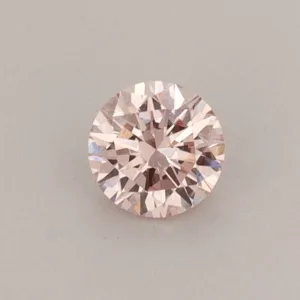 0.32 Carat Round Fancy Intense Pink VVS2 Lab Diamond