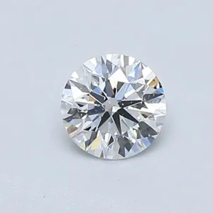0.34 Carat Round D SI1 Natural Diamond