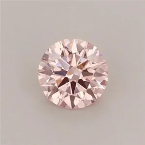 0.36 Carat Round Fancy Intense Pink VS2 Lab Diamond