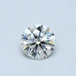 0.38 Carat Round J SI1 Natural Diamond