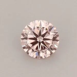 0.41 Carat Round Fancy Intense Pink VS1 Lab Diamond