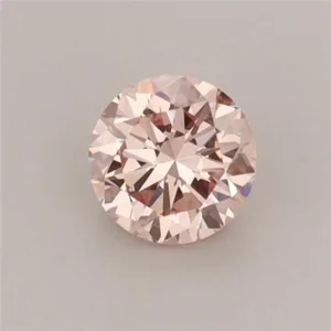0.46 Carat Round Fancy Intense Pink VS2 Lab Diamond