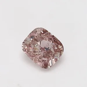 0.5 Carat Cushion Brilliant Fancy Pink Natural Diamond