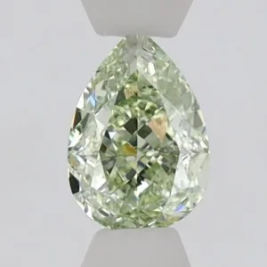 0.5 Carat Pear Fancy Intense Green SI2 Natural Diamond