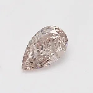 0.5 Carat Pear Fancy Light Brown VS1 Natural Diamond
