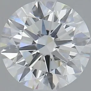 0.51 Carat Round F VS2 Natural Diamond