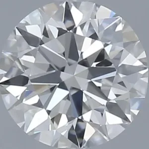 0.51 Carat Round F VS2 Natural Diamond