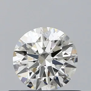 0.51 Carat Round K VS2 Natural Diamond