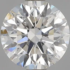 0.52 Carat Round F SI2 Natural Diamond
