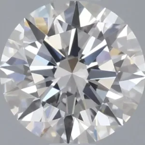0.52 Carat Round F VS2 Natural Diamond
