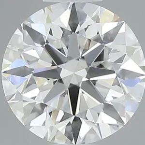 0.53 Carat Round F VS2 Natural Diamond