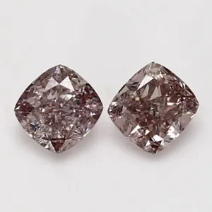 0.54 Carat Cushion Brilliant Fancy Brown Pink VS2 Natural Diamond